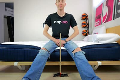 Silk & Snow Hybrid Edge Support Sitting test Silk And Snow Hybrid 2024 Edge Support Test