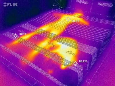 Vibe Mattress Before Cooling Test Vibe Mattress Before Cooling Test